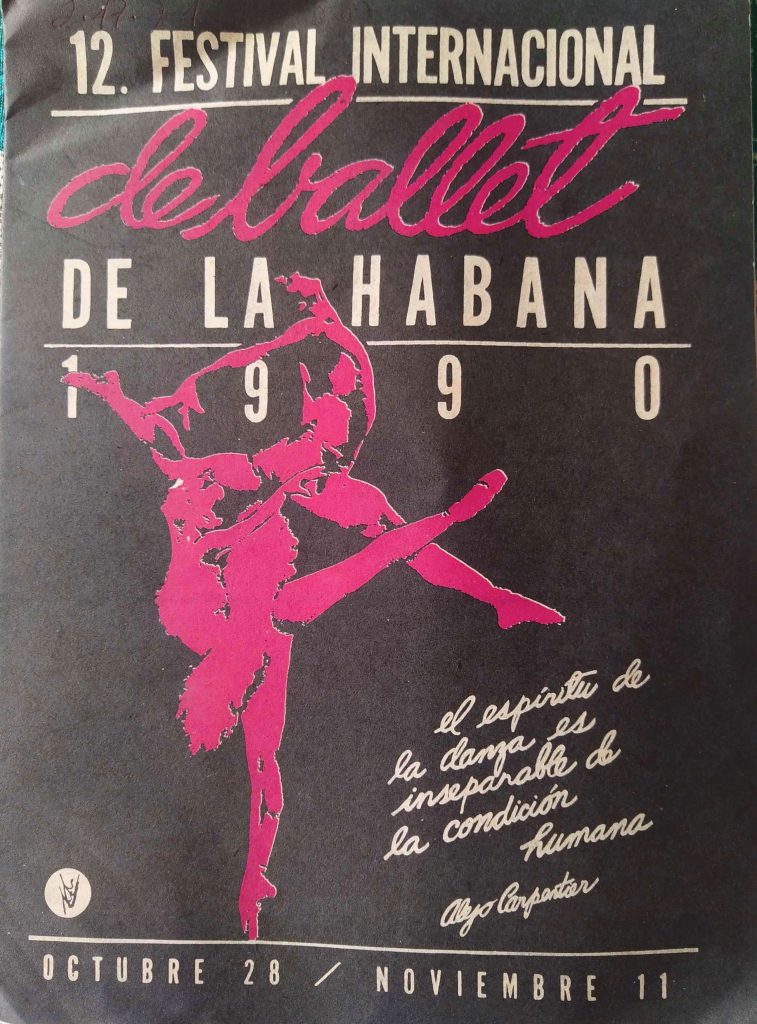 Programa del 12 Festival de Ballet de La Habana