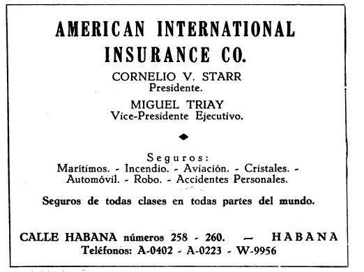 Américan Internacional Insurance CO - Compañías de Seguros en Cuba