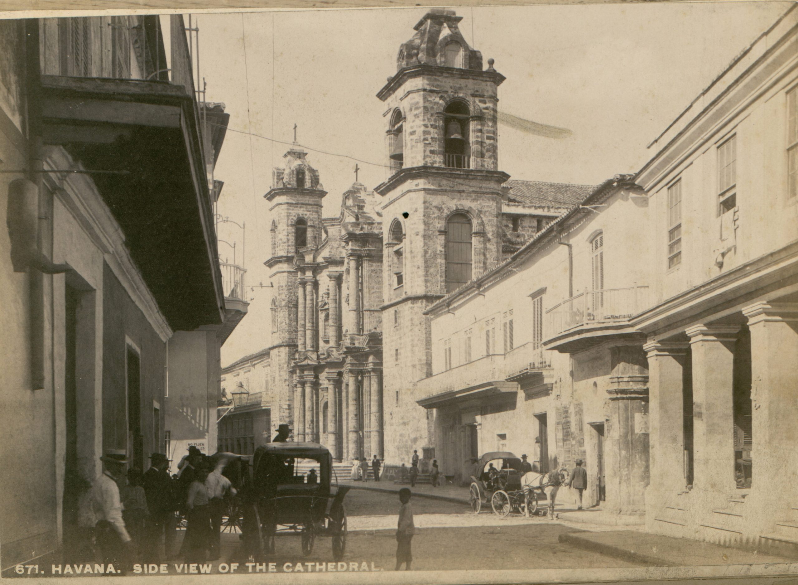 Plaza de la Iglesia Parroquial o cuando la Catedral aún no estaba en su sitio