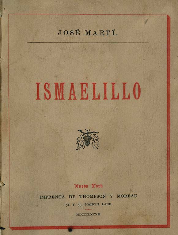 Ismaelillo libro original 1882