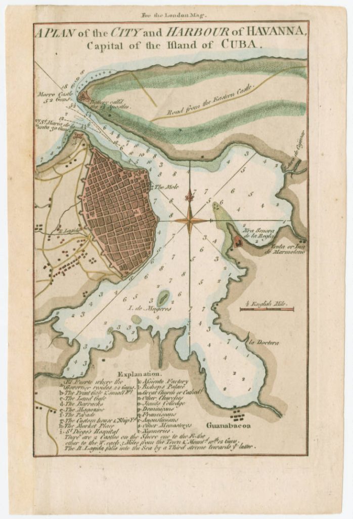 el primer asentamiento: Mapa Bahía Habana