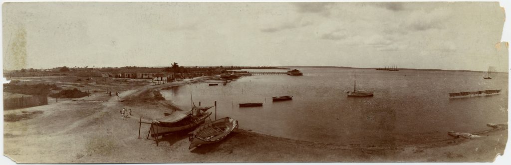 Playa La Concha antes de ser utilizada. Antes de la Intervencion Americana.