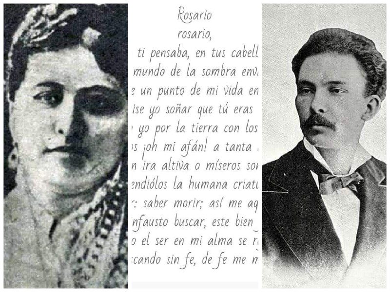 José Martí y Rosario de la Peña Llerena, la «musa mexicana de los poetas románticos»