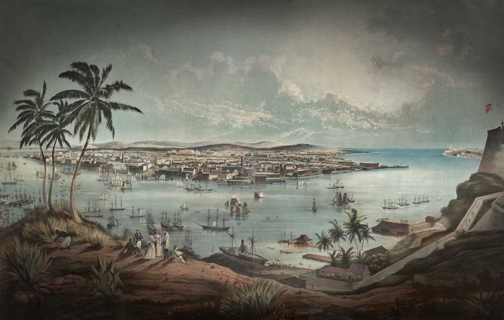 Directorio de distritos y barrios de La Habana en 1856