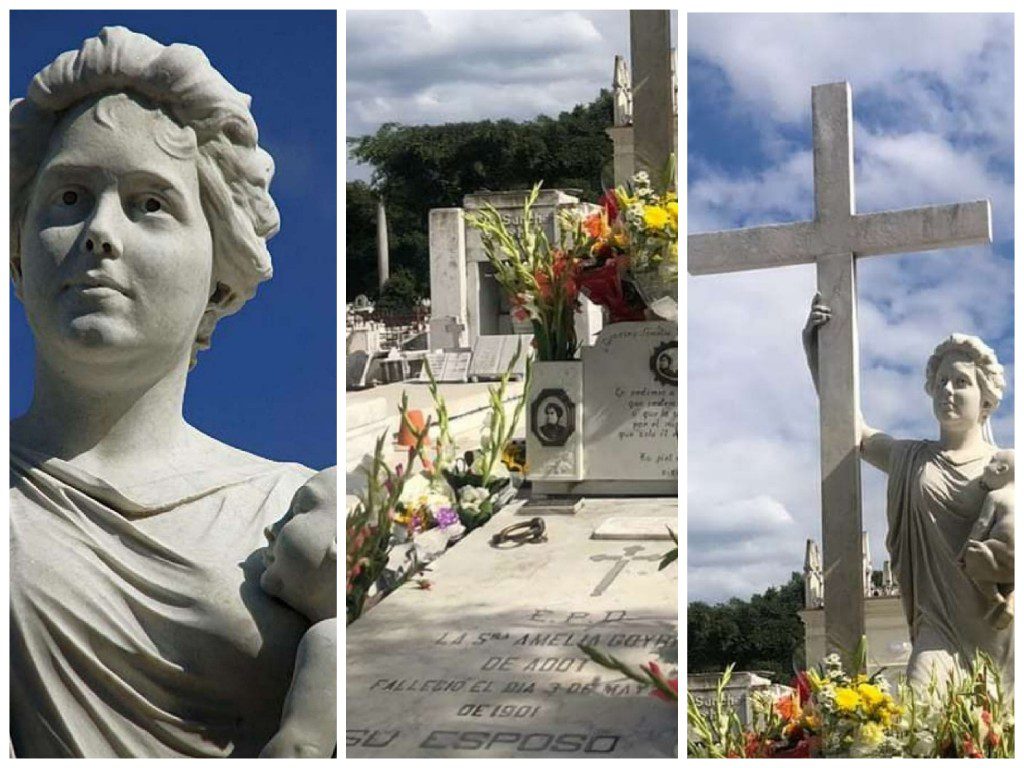 «La Milagrosa» del Cementerio de Colón, una historia de amor