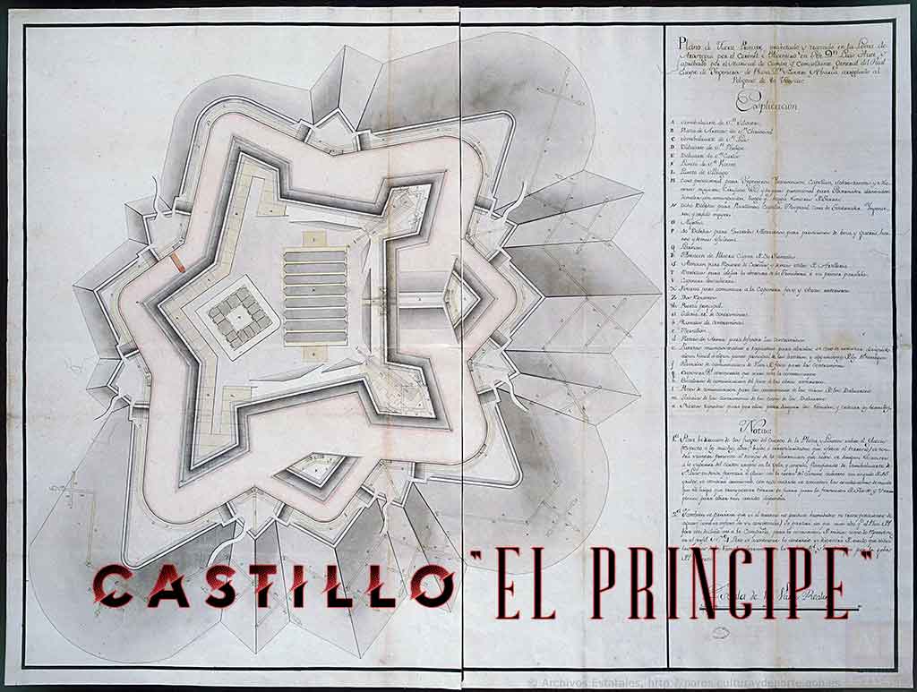 El castillo del Príncipe la fortaleza más elevada de La Habana