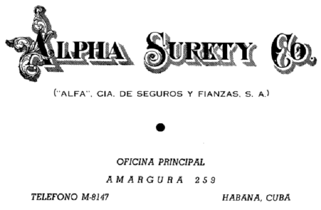 Alpha Surety Co Compania de Seguros