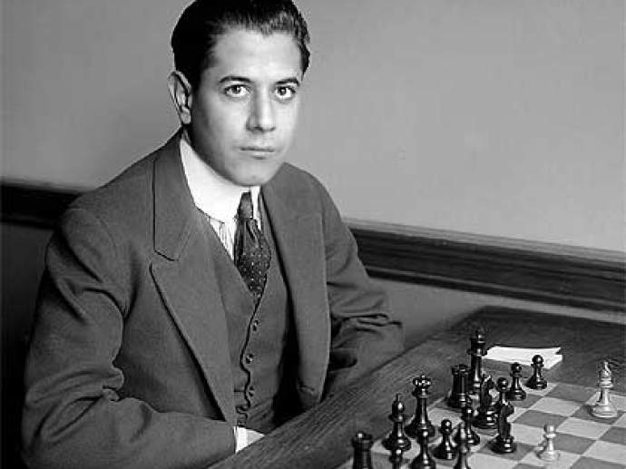 José Raúl Capablanca la máquina de jugar ajedrez