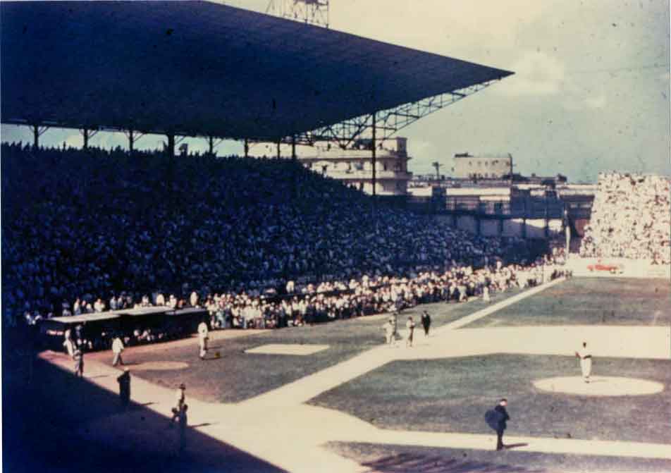 El Gran Stadium del Cerro (hoy Estadio Latinoamericano) sede del primer juego de las Series Nacionales de Béisbol 