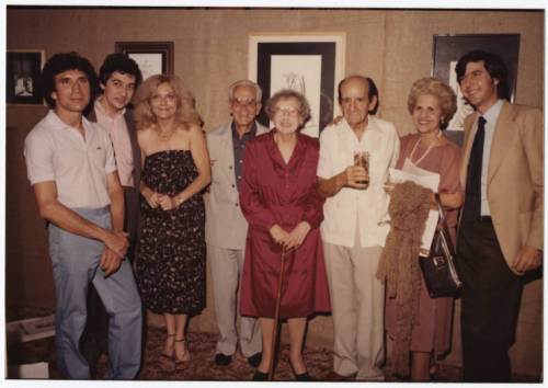 Lydia Cabrera Reynaldo Arenas y Enrique Labrador Ruiz en 1984