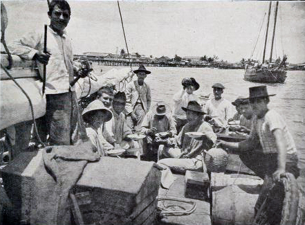 Pescadores de esponjas en Surgidero de Batabanó