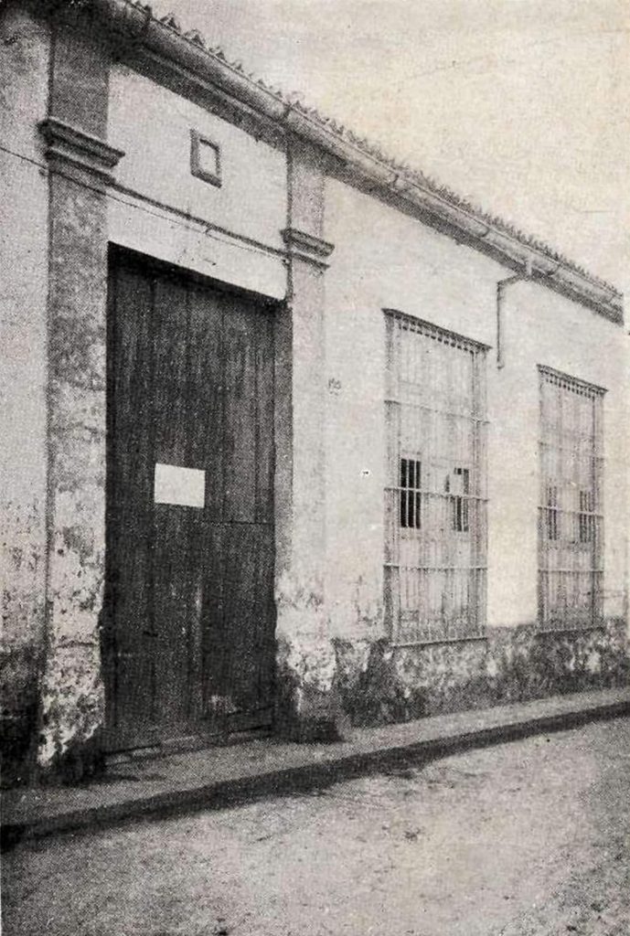 Casa natal de Antonio Bachiller y Morales Calle Habana