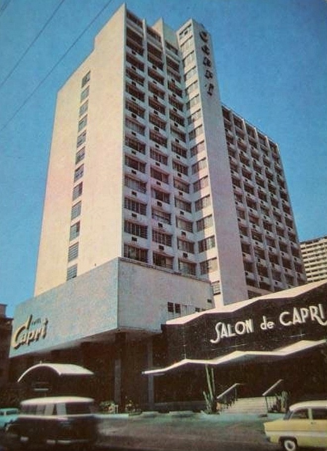 El hotel Capri se construyó en la parcela que ocupara el hotel Golden Garden