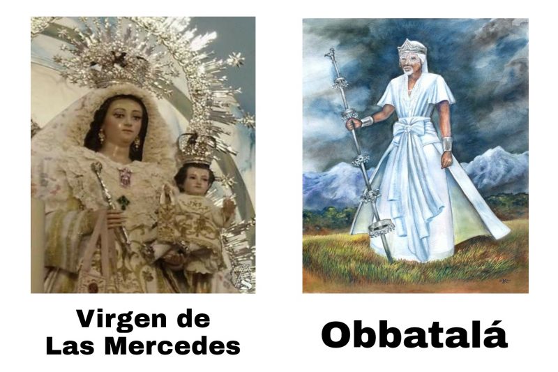 La Virgen de las Mercedes y la justicia de Obbatalá