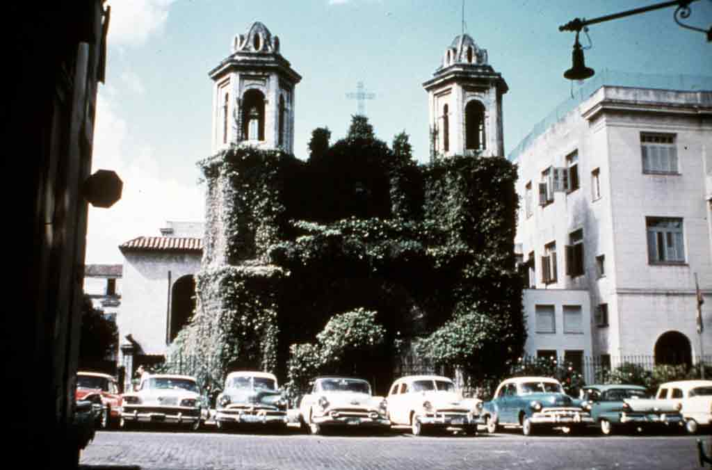Iglesia del Santo Cristo en 1950