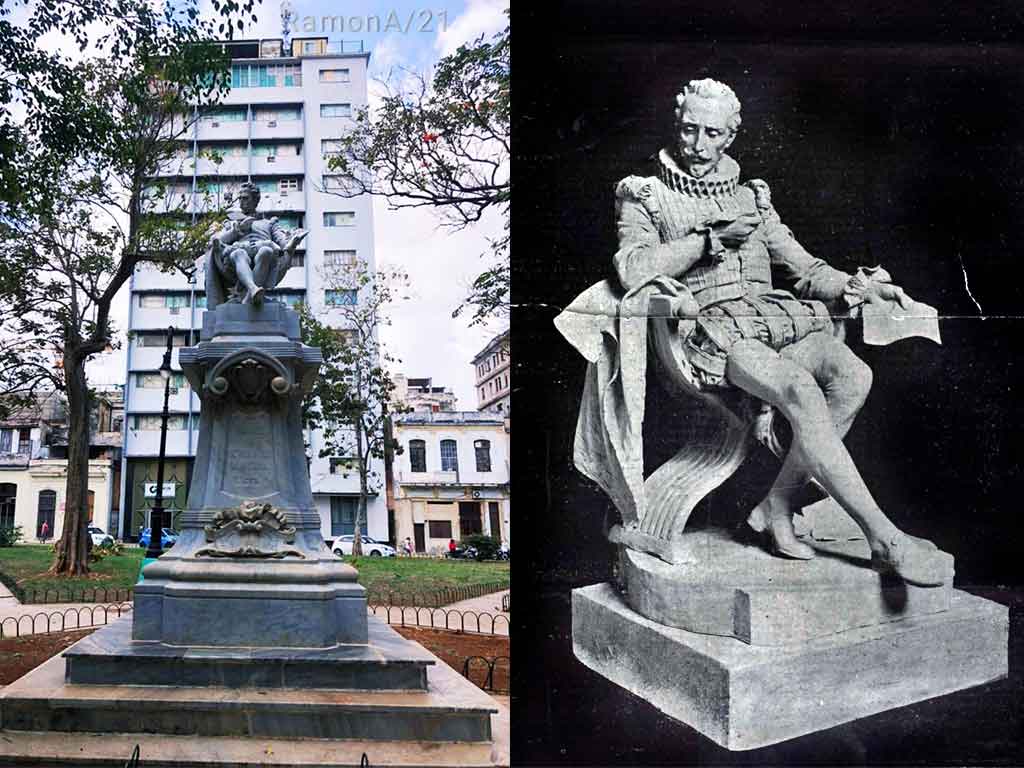 La estatua habanera de Cervantes, el monumento a la concordia