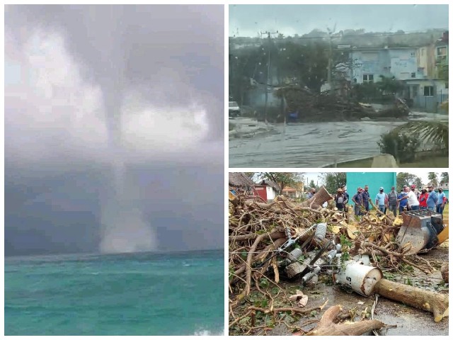 tromba y tornado en Guanabo 2022