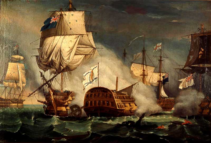 El Navío Invencible, el temible buque español al que partió un rayo
