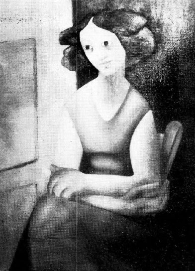 Amelia Peláez. Retrato. Primera Exposición de Arte Moderno en Cuba