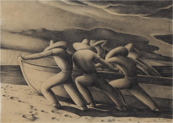 Luis Martínez Pedro. Sin Título, 1937. Primera Exposición de Arte Moderno en Cuba