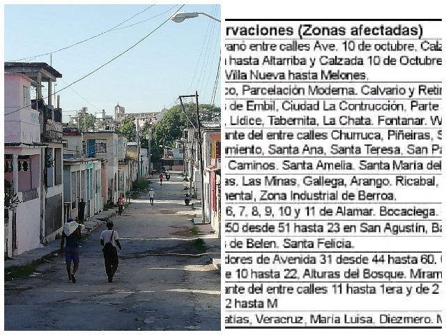 Reajustan programación de apagones en La Habana del 11 al 14 de agosto