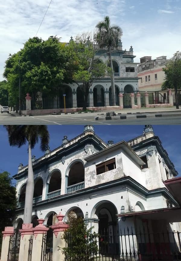 El antiguo Colegio Baldor en 11 esquina G, Vedado. Fue inicialmente residencia de la familia Suárez Cordovés González de Bustamante