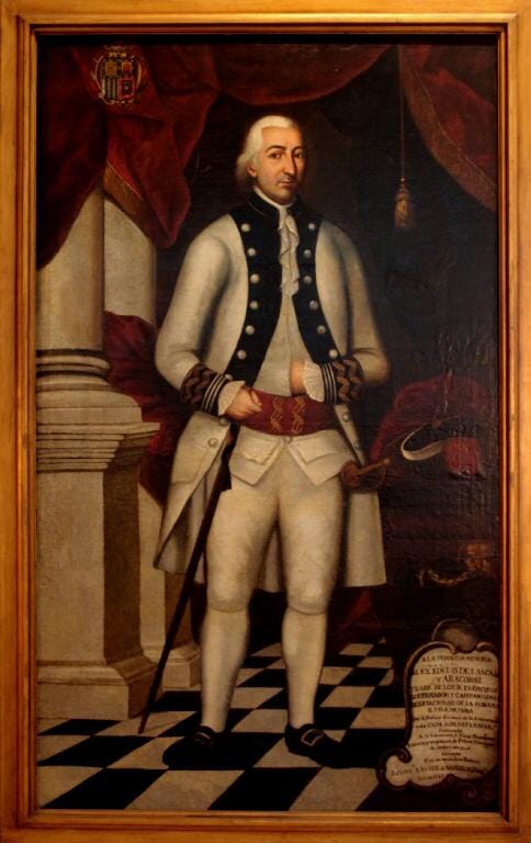 Don Luis de las Casas, Conde de Aranda, Capitán General de Cuba