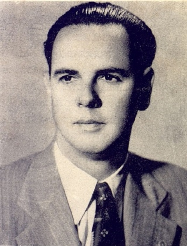 El arquitecto cubano Mario Esquiroz Ramos en la década del 40, cuando ganara el Primer Premio para la reforma del Colegio de Arquitectos