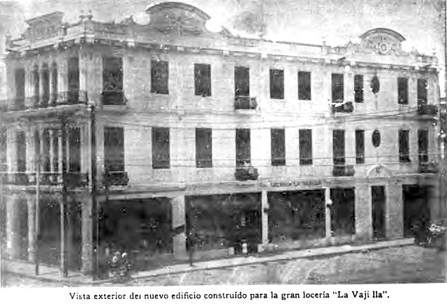 Tienda La Vajilla en 1916
