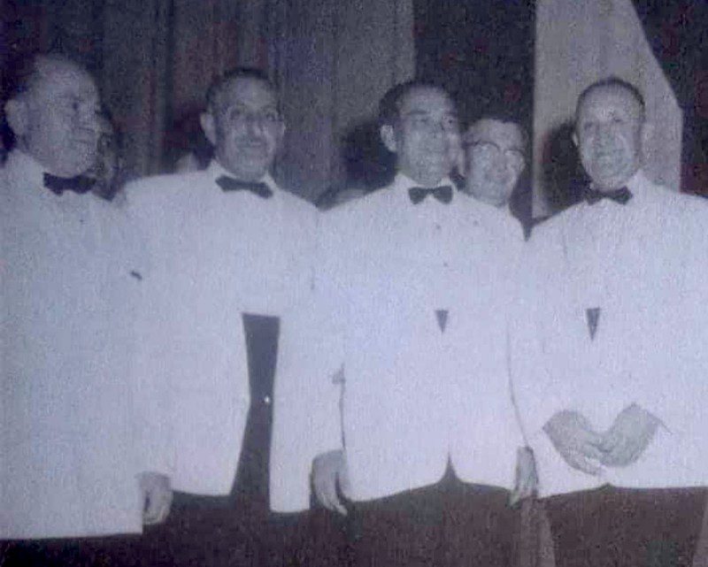 Isidoro Abravanel junto a Fulgencio Batista